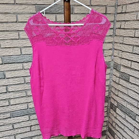 Chaps Plus Sleeveless Blouse Sz 2x Exc Cond - Picture 1 of 7